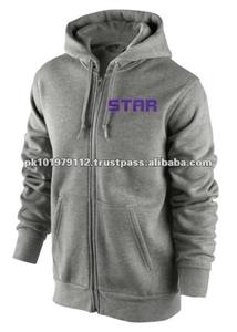 US Full Zip Hoodie Automne PULLOVER Polaire avec motif imprimé Polyester/Coton mélangé Col à capuche - Product Image 2