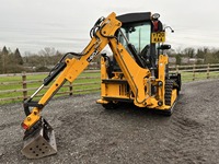 Chargeuse-pelleteuse JCB 1CXT d'occasion, 4 tonnes, haute puissance de fouillisage, disponible en stock important à vendre