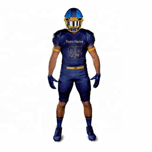 Uniformes de football américain pour hommes, avec sublimation personnalisée, brodée par l'équipe, hauts avec des tissus haut de gamme, vêtements de sport - Product Image 5
