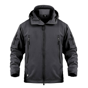 OEM venta al por mayor chaqueta de los hombres Outwear chaquetas cortavientos con capucha - Product Image 2
