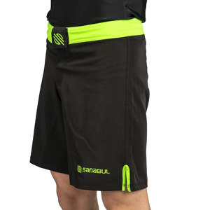 Vente en gros Short de grappling personnalisé No Gi BJJ Fight MMA pour hommes imprimé par sublimation écologique - Product Image 5