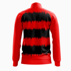 Chándal de sublimación para hombre con cremallera en blanco y logotipo personalizado al por mayor, chándal de sublimación de diseño y color personalizado de alta calidad - Product Image 5