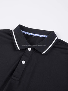 Nueva Camiseta de algodón XL de verano a la moda para hombre, ropa deportiva informal de manga larga, polos transpirables ajustados, polos para hombre - Product Image 4