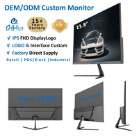 Écran d'ordinateur LED IPS 1K FHD 23,8 pouces 75 Hz 165 Hz pour bureau, fabricant d'écrans, distributeur US/UE