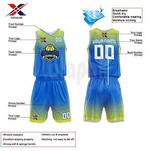 Material de tela de sublimación de uniforme de baloncesto New Look para ropa de equipo de baloncesto precio de venta al por mayor haz que tu equipo esté orgulloso - Product Image 4
