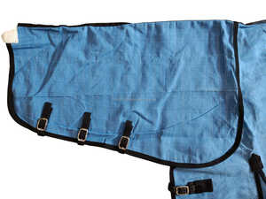 Meilleure qualité cheval équestre été toile cheval Combo tapis Rip-Stop 18oz saisonnier 100% étanche prix de gros OEM/ODM - Product Image 2