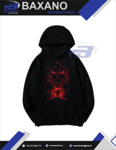 Sudadera con capucha unisex negra de anime, con estampado 3D de arte oscuro rojo, estilo pullover de forro polar, cortavientos y transpirable para invierno. - Product Image 4