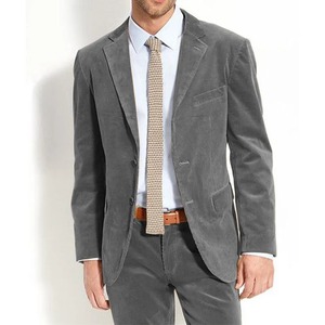 Traje de Boda Profesional de 3 Piezas para Hombre en Tela de Terciopelo Transpirable, Traje Personalizado de Talla Grande para una Moda Elegante - Product Image 1