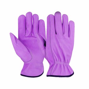 Guantes de Trabajo de Cuero de Grano Vacuno de Primera Calidad, Resistentes a la Abrasión, Protección para las Manos, Guantes Duraderos - Product Image 3