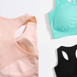 Halter Neck Backless Workout Front Scrunch Strappy Impact Yoga Gym Training Soutien-gorge de sport sans couture pour femmes - Product Image 6