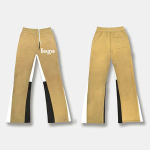 Pantalones de chándal acampanados bootcut para hombre, pantalones de chándal holgados, informales, holgados, acampanados, novedad - Product Image 3