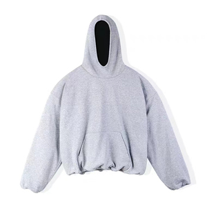 Sudadera con Capucha Personalizada de Doble Capa para Hombre, Estilo Deportivo, Holgada, sin Cordones, de Alta Calidad, para Impresión, 2026 - Product Image 2