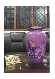 L'exportateur en gros d'urne de crémation d'adulte de haute qualité offre une urne funéraire commémorative en aluminium en métal pour des cendres pour des animaux de compagnie - Product Image 2