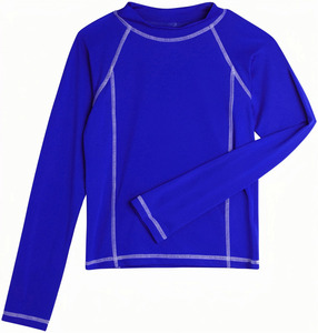 Custom Logo OEM Men Rash Guard Long Sleeve Compression Shirt UV Protection Quick Dry Fishing Surfing Swimming Sportswear - Product Image 3