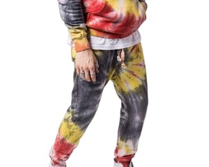 Conjunto Deportivo Tie Dye para Hombre, Material Duradero, Impreso, Transpirable, de Secado Rápido, Personalizado, Antiarrugas, Calidad Premium - Product Image 6
