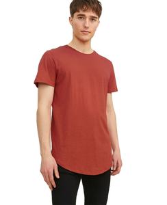 T-shirt vêtements de rue en coton vierge T-shirt surdimensionné à épaules tombantes T-shirt personnalisé de haute qualité impression T-shirt lourd pour hommes - Product Image 1