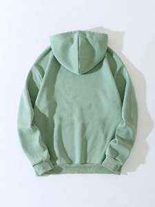 Sudadera con Capucha de Alta Calidad para Mujer, Impermeable, Transpirable, con Cierre y Cordón, Bordada, Lavada al Ácido, con Estampado Personalizado, Manga Larga, para Otoño e Invierno - Product Image 2