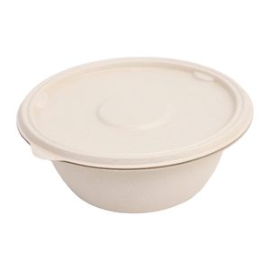 Lujo 190mm X 105mm X 130mm Biodegradable Bagazo de caña de azúcar Fiambrera desechable para comida Restaurantes Reciclable Clamshell - Product Image 2