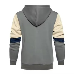 Sudadera con Capucha y Cremallera para Hombre, 100% Algodón, Forro Polar, Cálida, Suave, Impermeable, Resistente al Viento, para Invierno, Estilo Urbano - Product Image 3