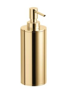 Distributeur de savon en laiton au fini élégant pour une décoration de salle de bain haut de gamme offrant un look moderne et propre - Product Image 6