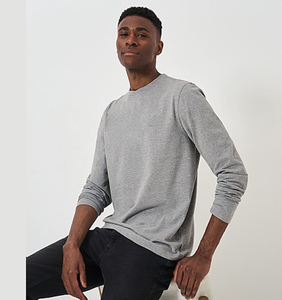 <b>Men's</b> T-Shirts 100% Bamboo Fiber Long Sleeve Slim Fit Vintage Style Anti-Wrinkle High Quality Export Goods Bangladesh Best Item - Product Image 4