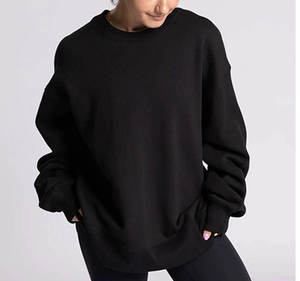 Custom Oversized Women Heavyweight Hoodies Manufacturer Women's Casual Print Plus Size Blank Hoodies Sweatshirt - Product Image 2
