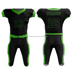 Uniformes de fútbol americano personalizados de alta calidad, transpirables de secado rápido sublimados para hombres, opciones de talla grande disponibles, impresos - Product Image 3