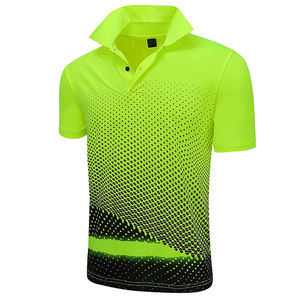 Polo d'été personnalisé pour hommes, chemise à sublimation, motif solide, polo de golf à manches courtes, polos personnalisés d'usine, vente en gros - Product Image 2