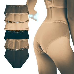 Ropa interior sin costuras al por mayor de alta calidad cintura baja Sexy recortada Jersey algodón Spandex multicolor OEM cintura banda Bragas para mujer - Product Image 2