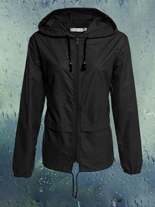 Abrigo de Invierno para Hombre, Diseño Personalizado, Talla Grande, Poliéster Suave, Impermeable, Cuello Alto, Capucha, Largo Regular, Estilo Urbano - Product Image 4