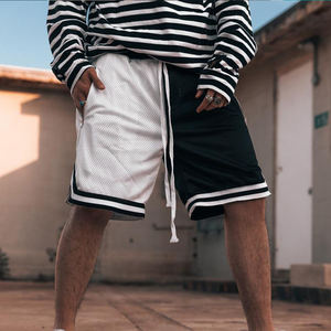 Pantalones cortos de malla de peso pesado de doble capa personalizados para hombre de talla grande transpirable de secado rápido Unisex sublimación pantalones cortos de baloncesto - Product Image 6