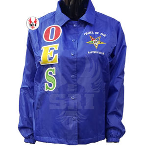 Trending Custom OES Line <b>Coaches</b> Jacket Personalized Embroidered Greek Letters Windbreaker Jacket College Teams <b>Coaches</b> Jackets - Product Image 3