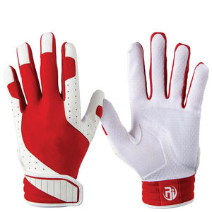 ถุงมือตีหนังสำหรับผู้ชายอุปกรณ์ซอฟต์บอลเบสบอลแบบนิ่มระบายอากาศได้ดีสำหรับผู้เล่น - Product Image 1