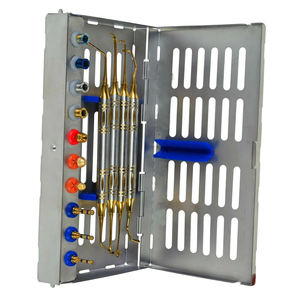 Kit d'implants dentaires universels en acier inoxydable de haute qualité, fraises pour densification osseuse, instruments chirurgicaux manuels, embouts - Product Image 2