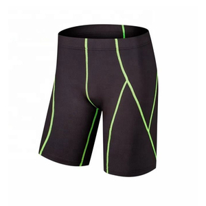 Custom Made Logo Solid Men <b>Compression</b> Mid Gym <b>Shorts</b> Quick Dry Breathable Drawstring Closure Training Workout Fitness Athletic - Product Image 1