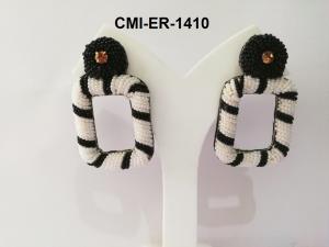 Nuevos pendientes colgantes hechos a mano para mujer, diseño de cuentas de semillas de arroz para fiesta, joyería decorativa o novia - Product Image 4