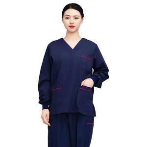 ชุดขัดทางการแพทย์ของโรงพยาบาลแขนยาวสำหรับผู้หญิงและผู้ชายชุดเครื่องแบบชุดขัดพยาบาล - Product Image 3