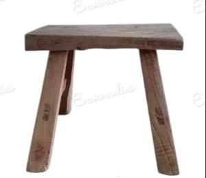 Pieds de base en bois de couleur marron Tabouret en bois massif Tabouret latéral de taille personnalisée pour la maison Hôtel Bar Restaurant Console d'incrustation d'os - Product Image 5