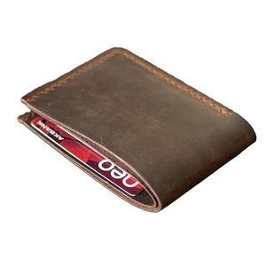 กระเป๋าหนังทรงซองจดหมายแบบพับสองพับยาวกระเป๋าใส่บัตรกระเป๋าเงินสุดหรูสำหรับผู้ชาย WML-0021สินค้ามาใหม่ - Product Image 3