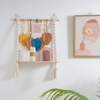 Décoration murale bohème élégante en macramé, faite à la main, en coton écologique, pièce décorative pour les espaces intérieurs, fournisseur en gros