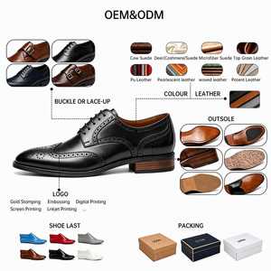 Zapatos Casuales de Hombre <span class=keywords><strong>CACATUA</strong></span>, Modelo A539-3, Negros, de PU, Tipo Náutico, con Cordones, Suela de Goma, Cómodos, Antideslizantes y Duraderos, OEM ODM - Product Image 4