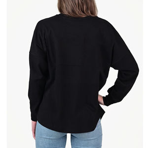 Sudadera de Algodón de Color Sólido para Mujer, Diseño Moderno, Manga Larga, Informal, Talla Grande, con Logotipo - Product Image 2