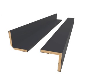 Embellecedor de revestimiento interior decorativo de perfil de pared de madera MDF moderno para solución de accesorios de pared de muebles - Product Image 1