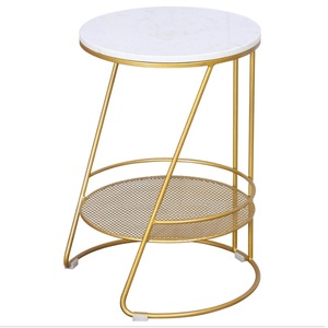 Décoration de meubles de restaurant et de café de style moderne Table en métal Table d'angle personnalisée - Product Image 2