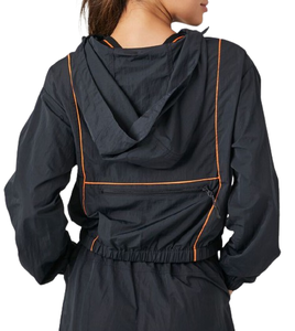 Conjuntos cortavientos ropa deportiva para mujer con logotipo personalizado chándal cortavientos transpirable de talla grande Suelto - Product Image 4