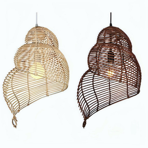 Durable Handmade <b>Rattan</b> Lampshade Wholesale Decorative Eco Friendly Ceiling <b>Light</b> <b>Shade</b> Lightweight from Vietnam - Product Image 3