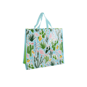Reusable <b>Medium</b> Non-Woven Fabric Hand-Held Shopping <b>Bag</b> with Hook & Loop Closure - Product Image 4