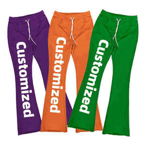 Pantalones Deportivos de Hombre de Alta Calidad Personalizados, Pantalones Deportivos con Estampado de Salpicaduras, Logotipo Personalizado, 100% Algodón, Impresión Digital - Product Image 1