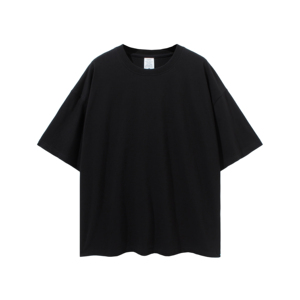 Camiseta de gran tamaño de algodón 100% de alta calidad para hombre, camiseta en blanco con estampado de gran tamaño y hombros caídos con logotipo personalizado - Product Image 4