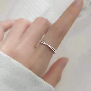 NOVAMART Fine Hallmark 10k Gold Minimalist Rhinestone Cuff <b>Ring</b> Classic 18k with Diamond and <b>Quartz</b> for Wedding or Engagement Wh - Product Image 1